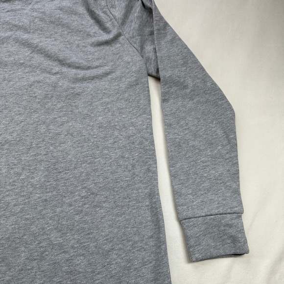 Tommy Hilfiger Women Gray Hoodie Dress‎ Rhinestone Logo Long Sleeve Preppy M - Picture 15 of 16